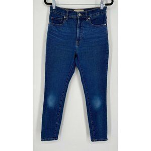 Everlane High Rise Skinny Ankle Jeans Women's Size 27 Stretch Crop Denim Blue